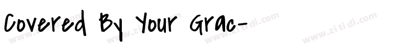 Covered By Your Grac字体转换